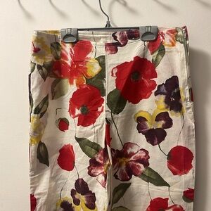 Newport News 100% Cotton Capri Pants 12